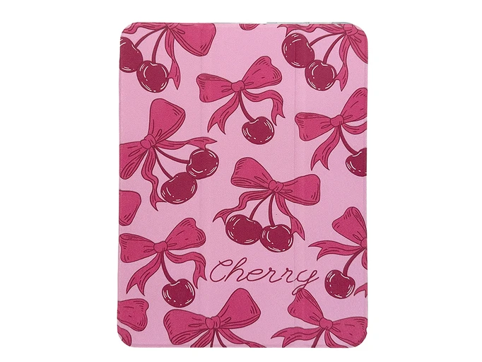 Plastic Cover Print iPad 10 (10.9") з кріпленням для стілусу pink cherries