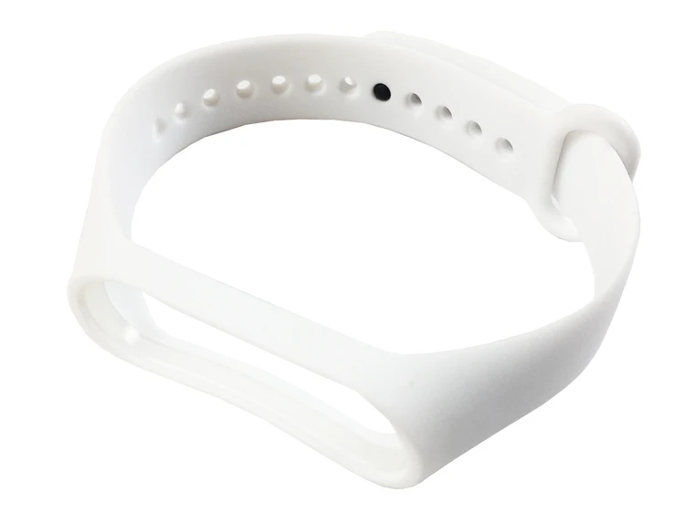 Ремінець силікон Mi Band 3/4 white