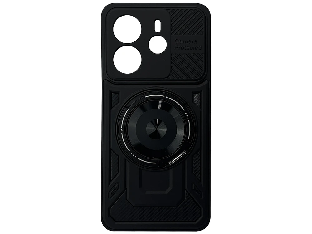 Протиударний Armor MagSafe + Ring Redmi Note 14  black