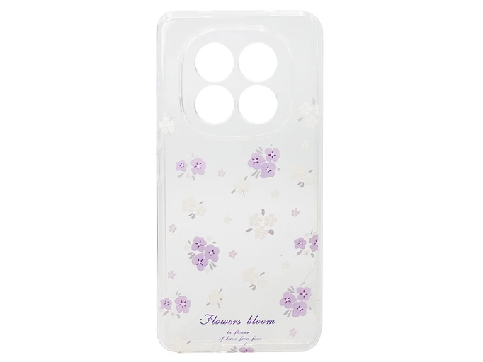 Накладка TPU Clear Joy Redmi Note 15 flowers bloom