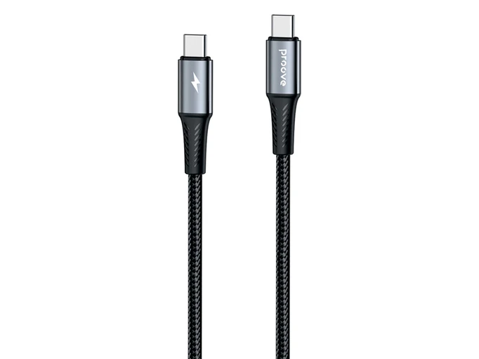Кабель Proove WireX Pro Type-C to Type-C 100W (1.5m) black