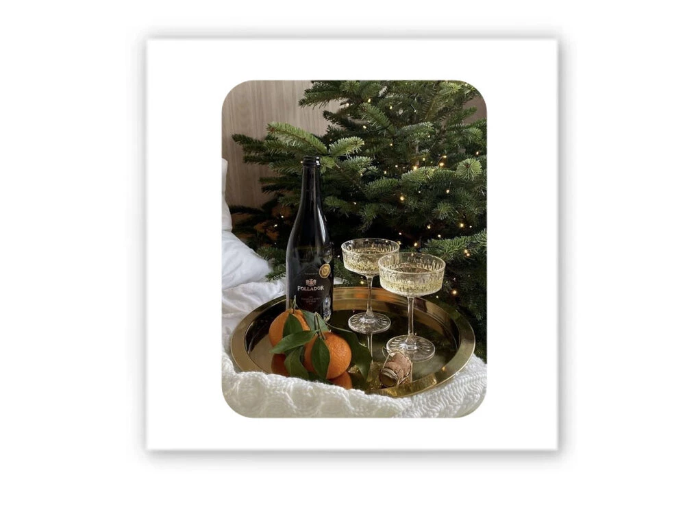 3D стикер Stix Новый год шампанское