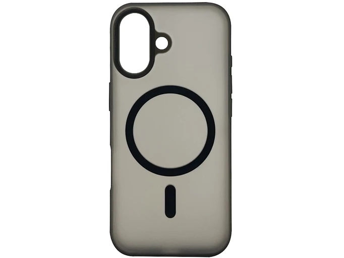Накладка Silicone Matt MagSafe iPhone 17 black