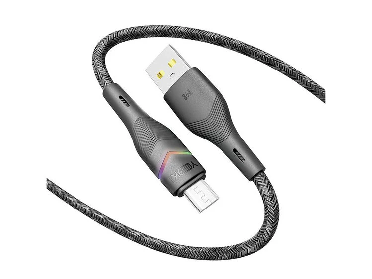Кабель YOKI RGB RG24 Micro 3A (1.2m) black