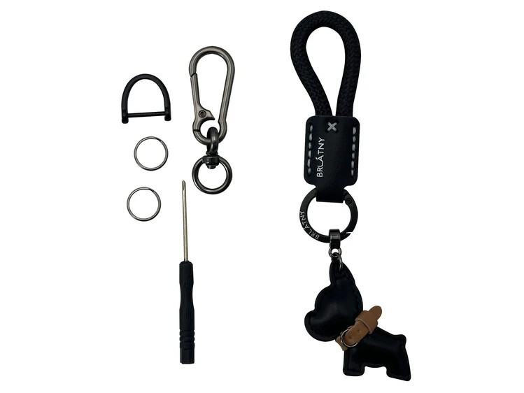Брелок Brlatny dog 2in1 black