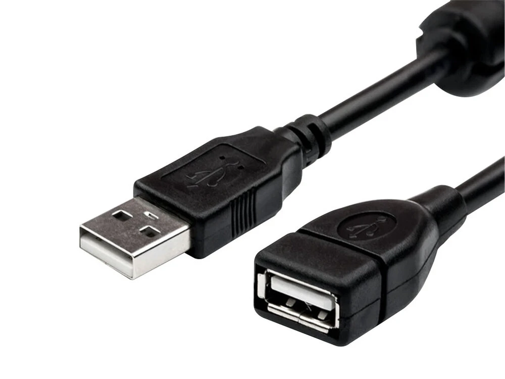 USB Подовжувач 2.0 AM/AF 1.5m black