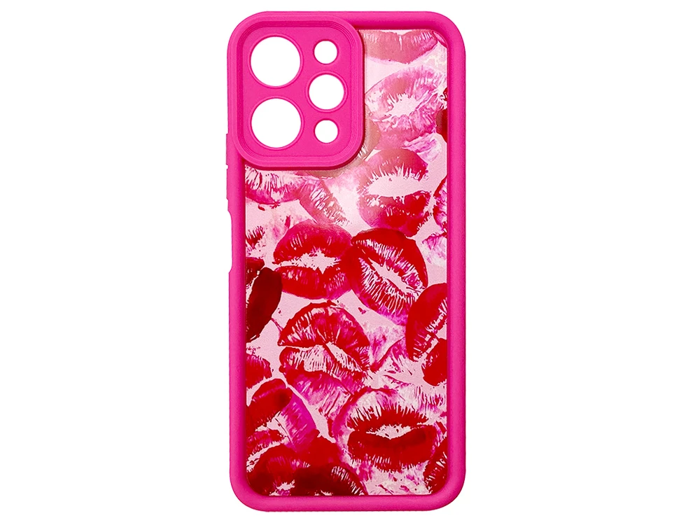 TPU Kisses Camera Redmi 12 hot pink