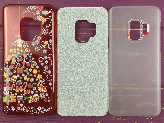 Золотий Дощ Samsung S9 Red (1)