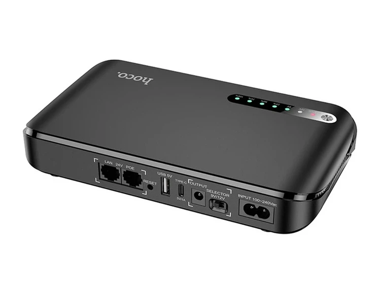 UPS Hoco DB62 для роутера 5/9/12V 20000 mAh black