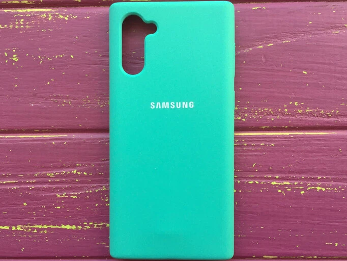 Копия оригинала низ Samsung Note 10 бирюзовый