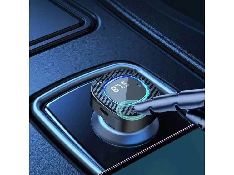 FM Modulator Earldom ET-M106 1USB/1 Type-C 3.1A black