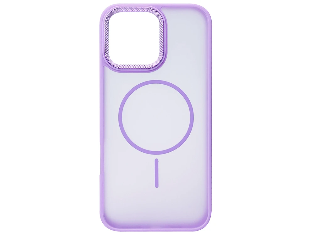 Shadow Matt Metal Buttons Corrugated MagSafe iPhone 16 Pro Max light purple