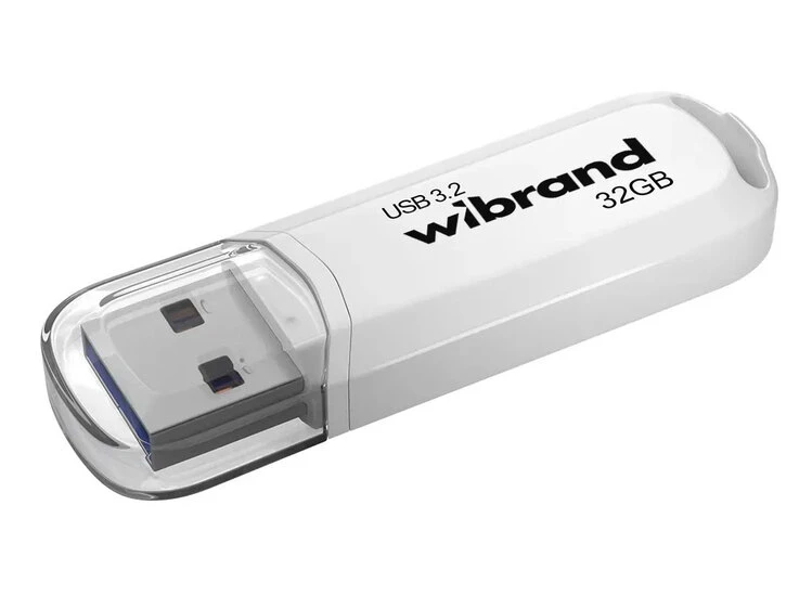 USB Flash 3.2 Wibrand Gen1 Marten 32GB white