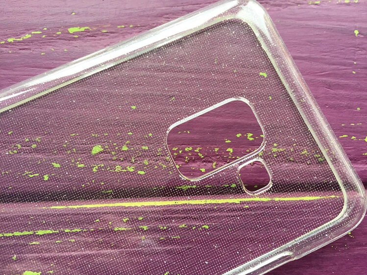 Силікон Золотий Пил Samsung A8(18)