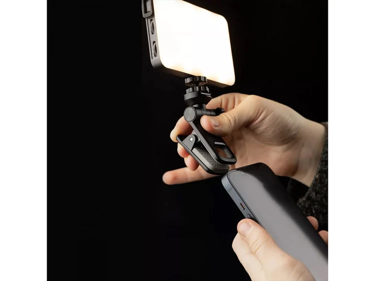 Портативне відеосвітло Proove Glowbox з затискачем для фіксації 3000mAh 6W black
