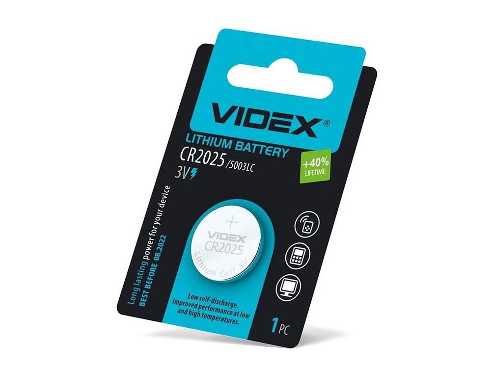 Батарейка VIDEX 2025