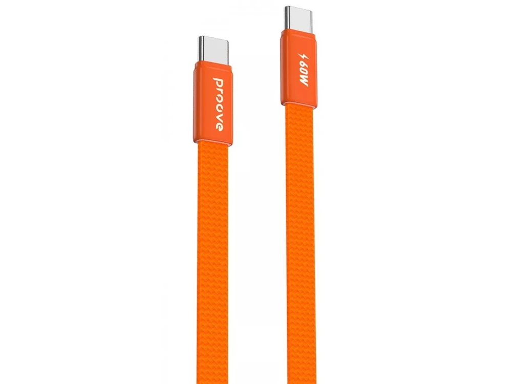 Кабель Proove AirLine Type-C to Type-C 3A 60W (1m) orange