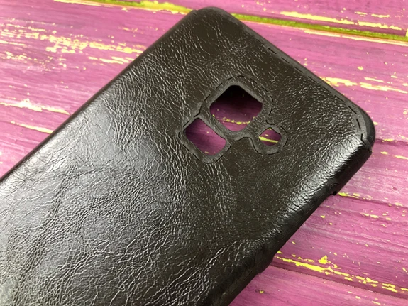 Силікон Stitched Samsung A8+(18) Black