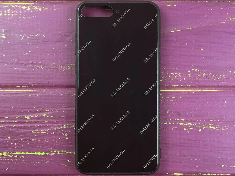 TPU+Glass Balenciaga Huawei Y6(18) Black