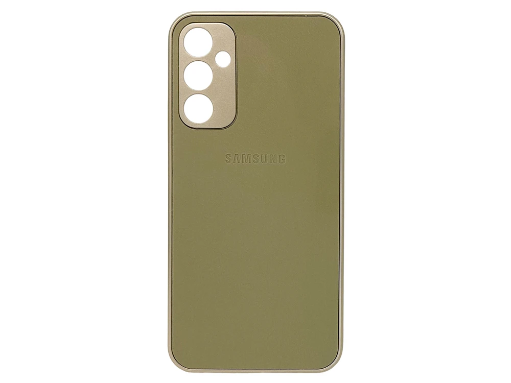 Накладка Plastic Matte Logo Samsung A34 gold