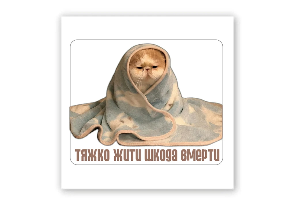 3D стікер Stix тяжко жити шкода вмерти