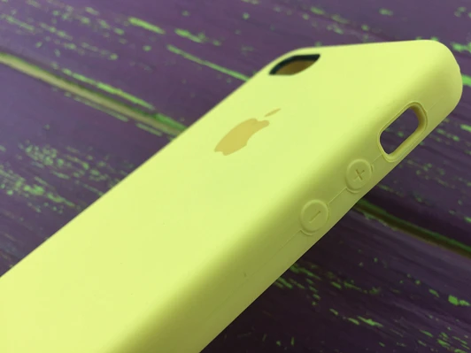 Case soft touch iP5 (04) yellow