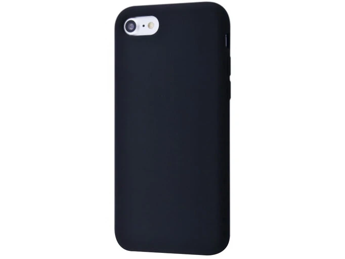 Case soft touch низ No Logo iP SE 2/7/8 (18) black