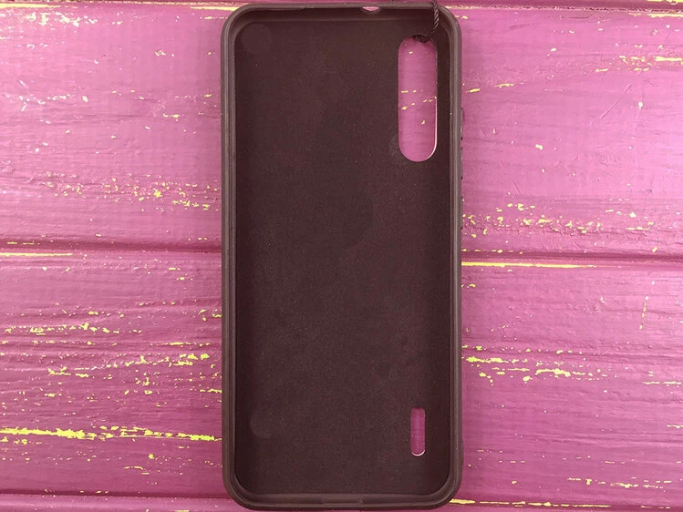 Накладка кожа SIBLING glitter Mi 9 Lite/CC9 Black