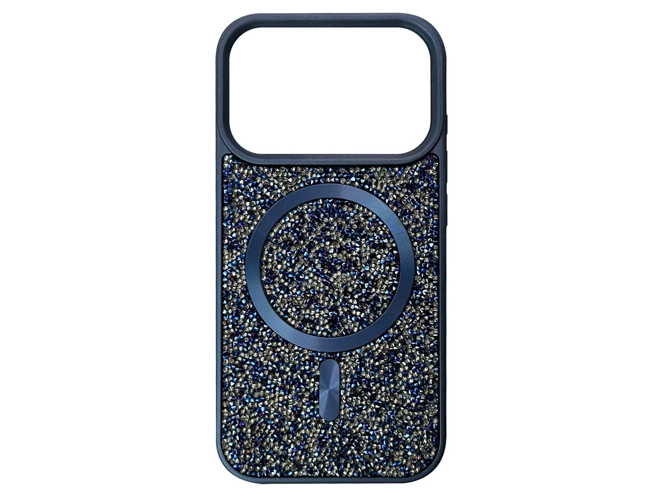 Swarovski Grainy Diamonds MagSafe iPhone 17 Pro Max blue