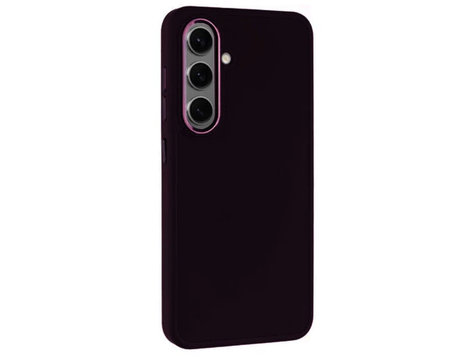 Накладка Bonbon Metal Buttons Samsung S24 dark purple