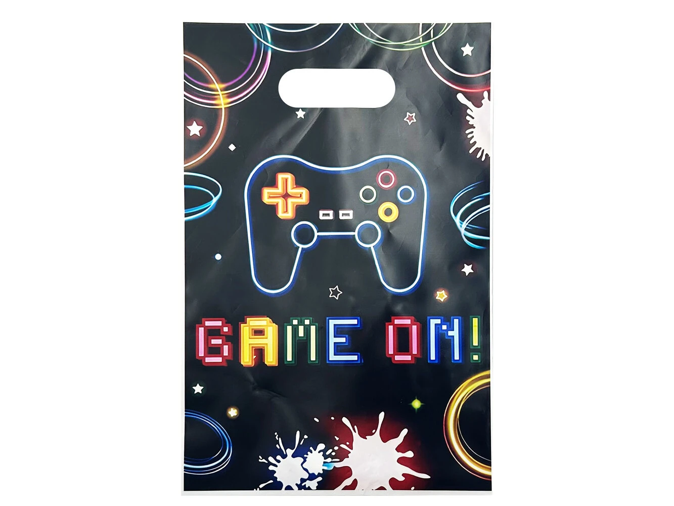 Пакет подарунковий поліетиленовий "Game on" black