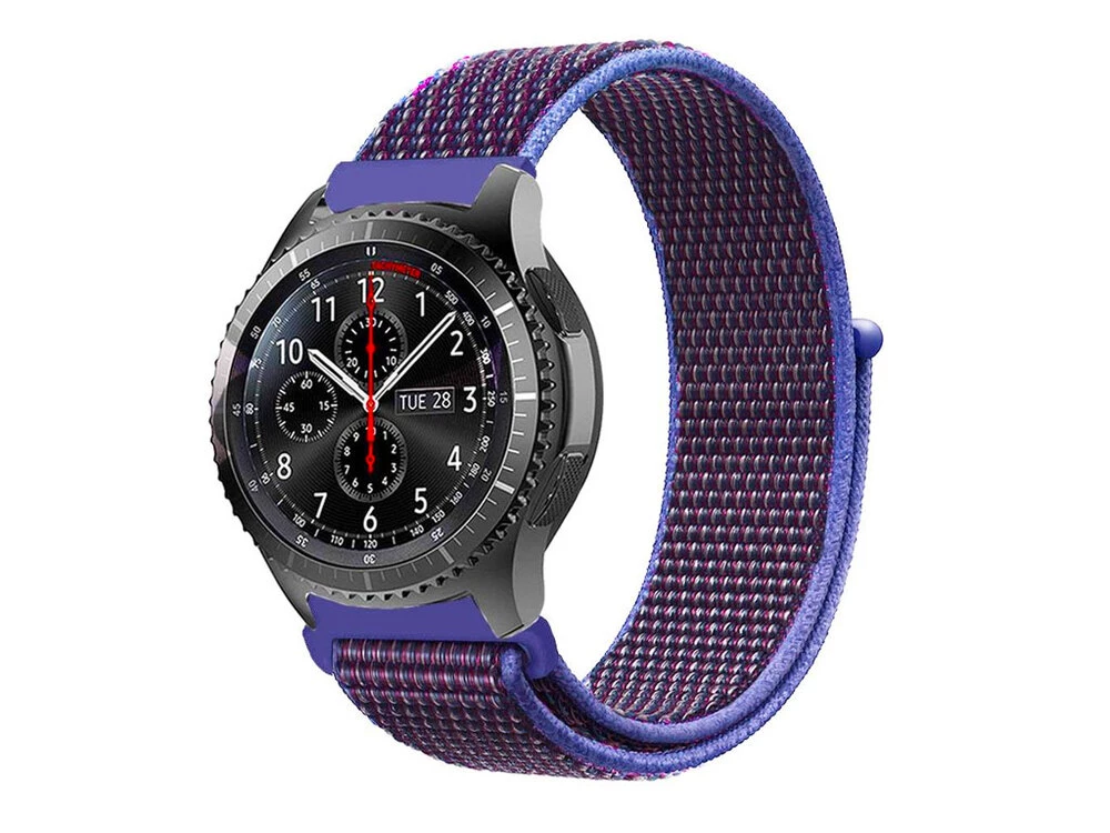 Ремінець Nylon Xiaomi Amazfit/Bip/Samsung 22mm purple