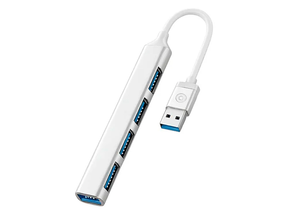 USB 3.0 HUB WUW X235 to 4USB 3.0 silver