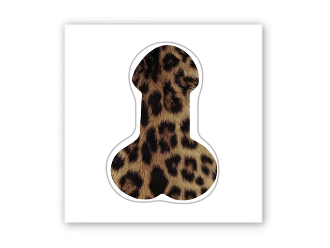 3D стікер Stix Penis real leopard