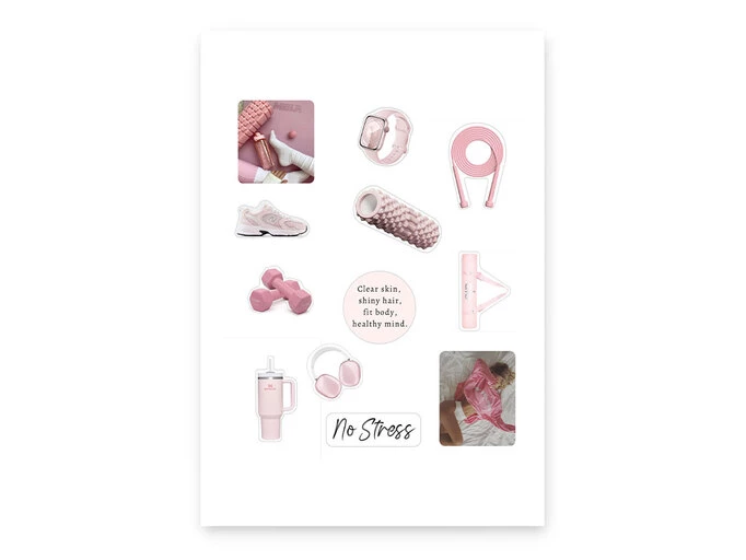 Набір 3D стікерів максі Stix Healfhy mind