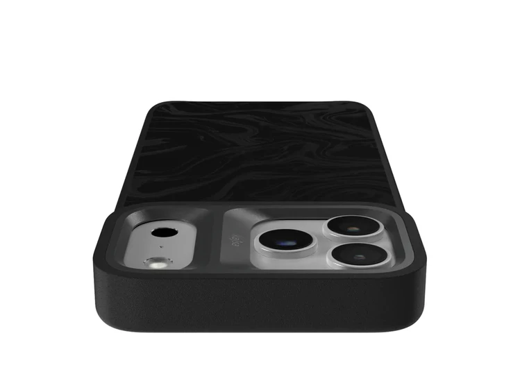 Kajsa Glamorous Collection Fluid Art Pattern MagSafe iPhone 17 Pro black