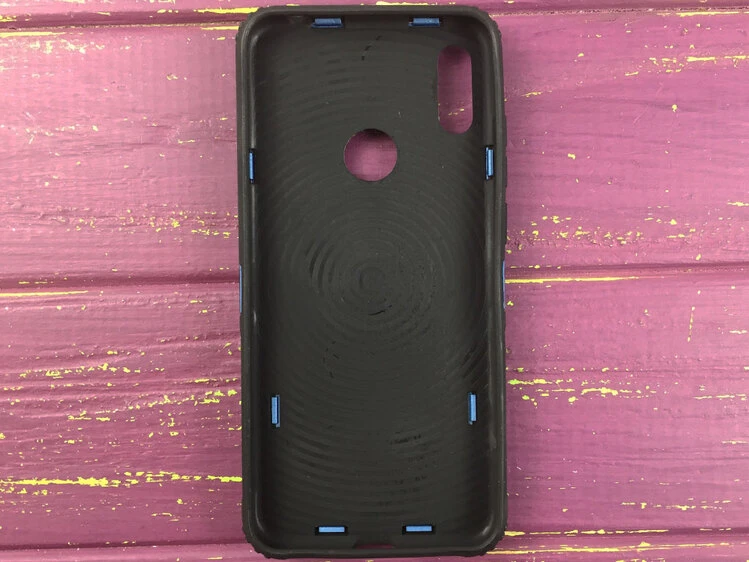 Case ring техно шкіра Y6 Prime(19)/8A blue