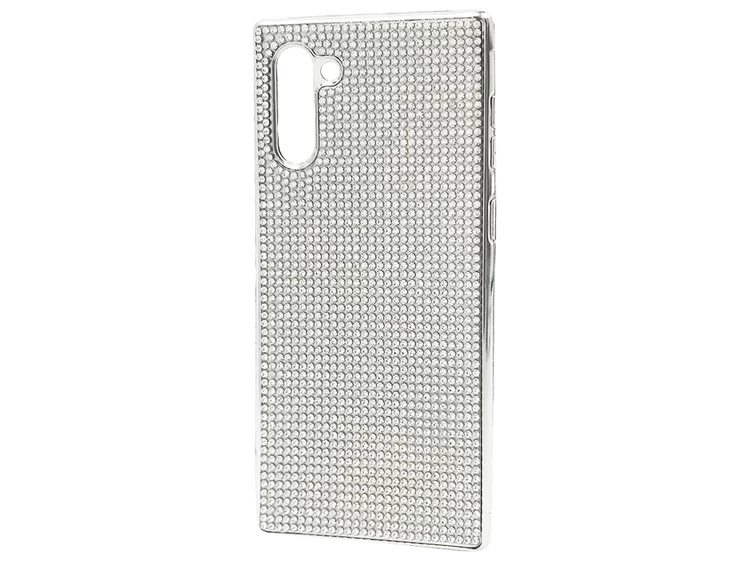 Силікон Full Diamond Samsung Note 10 Silver