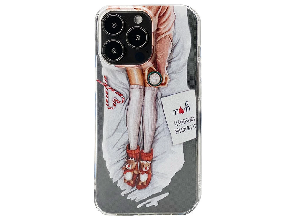 Накладка силікон Print iPhone 13 Pro Max Relax with cocoa