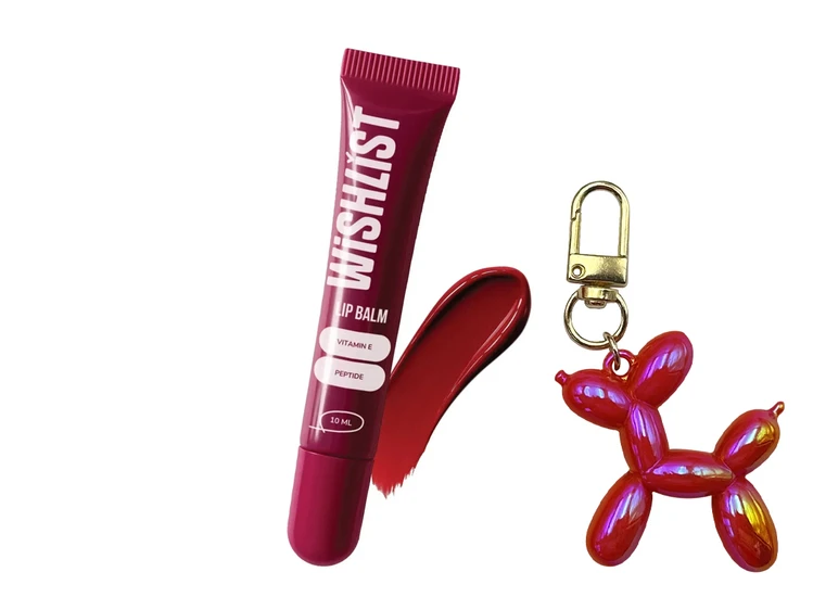 Lip Balm WISHLIST + брелок Baloon dog ruby nectar