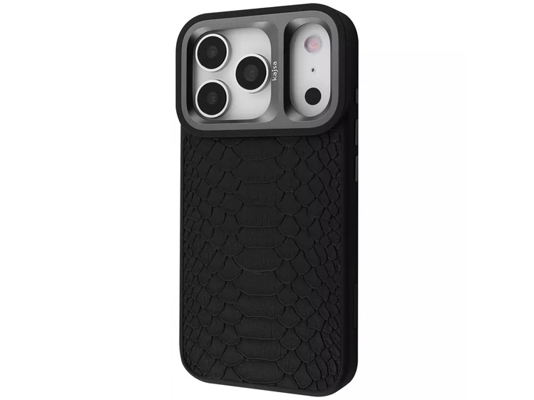 Kajsa Snake Pattern MagSafe iPhone 17 Pro black