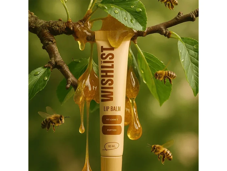 Lip Balm WISHLIST + брелок Baloon dog blessed honey