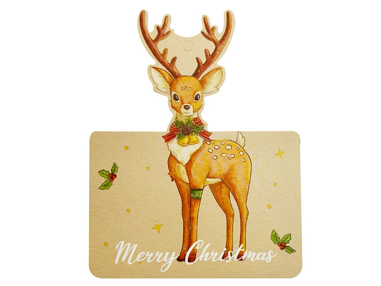 Листівка Новорічна Merry Christmas Deer