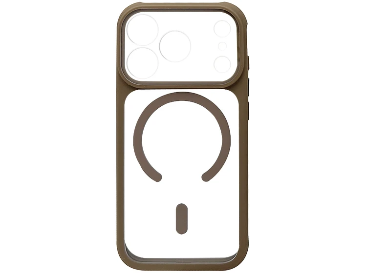 Shadow Gloss Camera Protection MagSafe iPhone 17 Pro brown