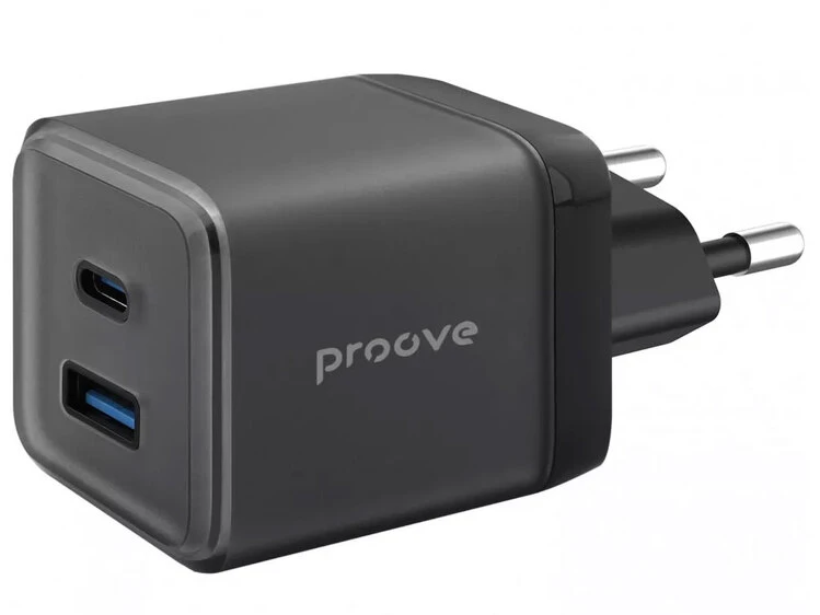 МЗП Proove Pure GaN Plus 30W 1Type-C/1USB black