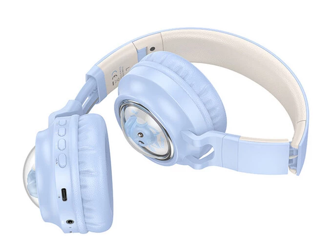 Наушники HOCO W50 CUTE CAT Wireless Blue