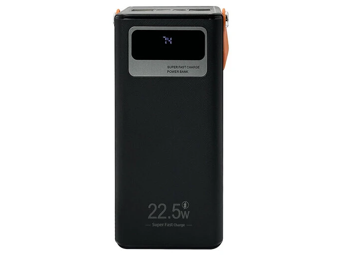 Power Bank TUGII Y106 PD22.5W/ + кабель Type-C/Lightning/Micro 60000 mAh black