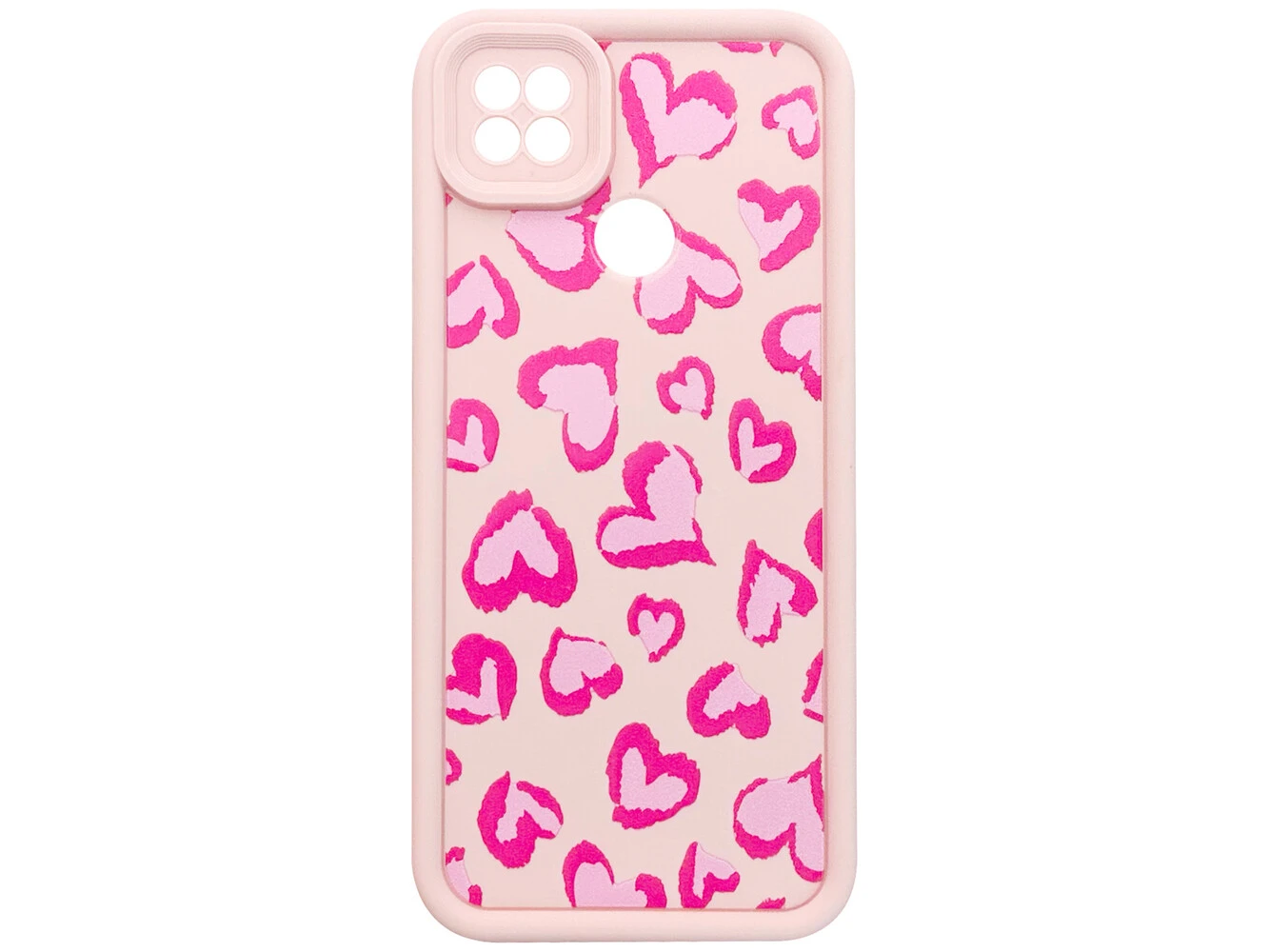 TPU Big Hearts Camera Redmi 9C/10A pink