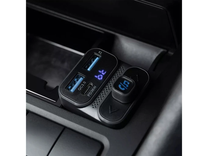 FM Modulator Proove Launcher Luxor SE 2USB/1Type-C/36W gray