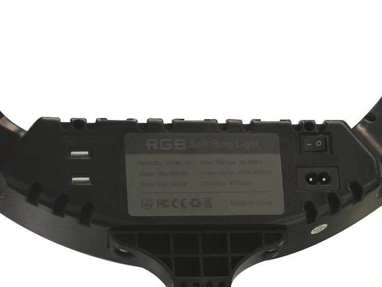 Led стійка 220V RGB RL-18 46см без штатива black